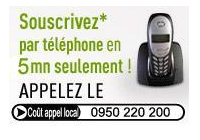 pour tout renseignement sur les assurances, téléphonnez au 0950 220 200